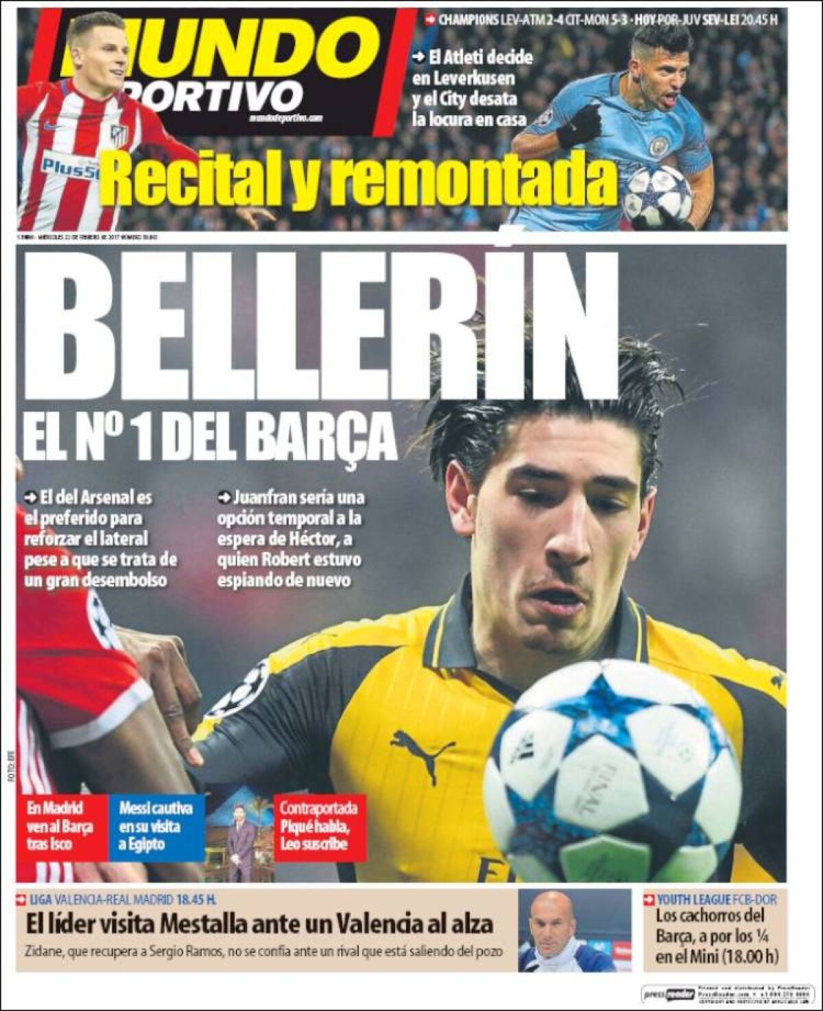 Ce scriu azi ziarele de sport din lume (22 februarie 2017)