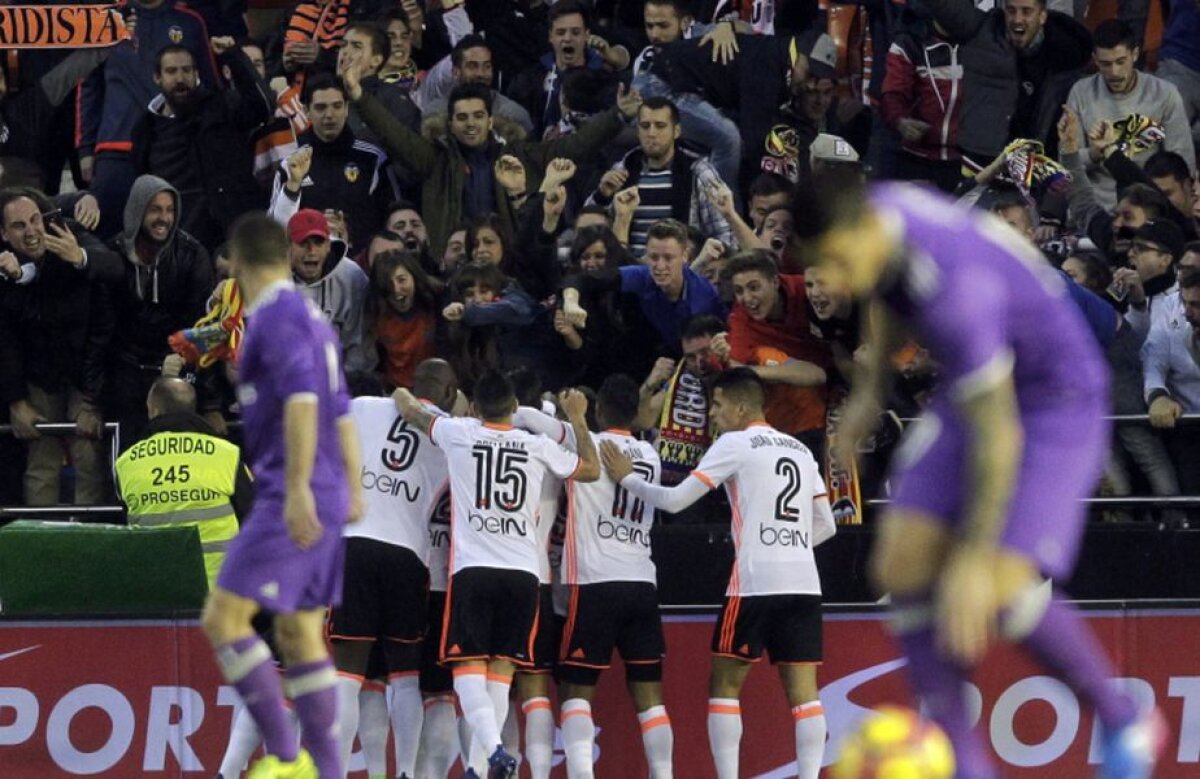 VIDEO + FOTO Surpriză de proporții pe Mestalla » Valencia o învinge pe Real Madrid, iar lupta pentru titlu se încinge în La Liga