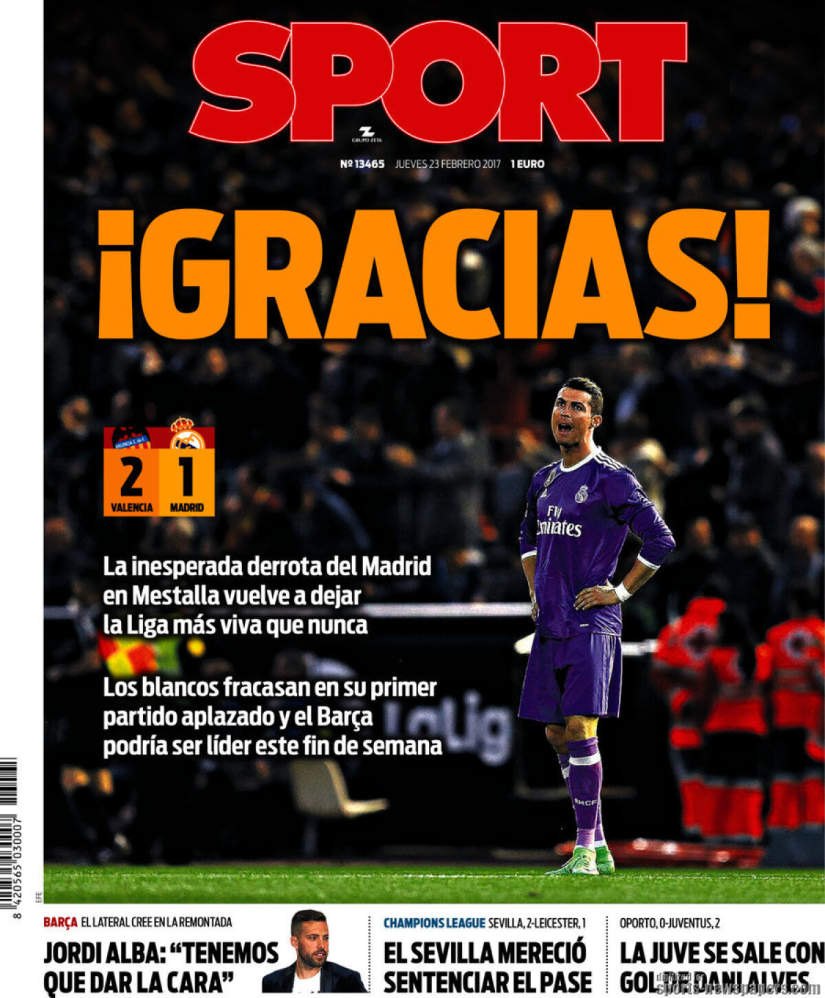 Ce scriu azi ziarele de sport din lume (23 februarie 2017)