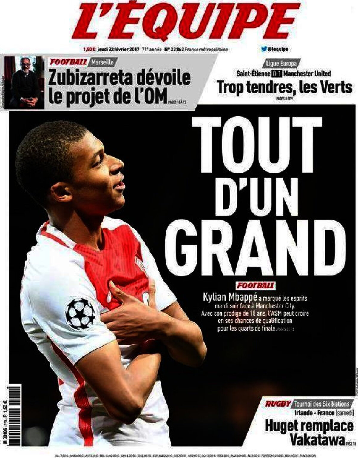 Ce scriu azi ziarele de sport din lume (23 februarie 2017)