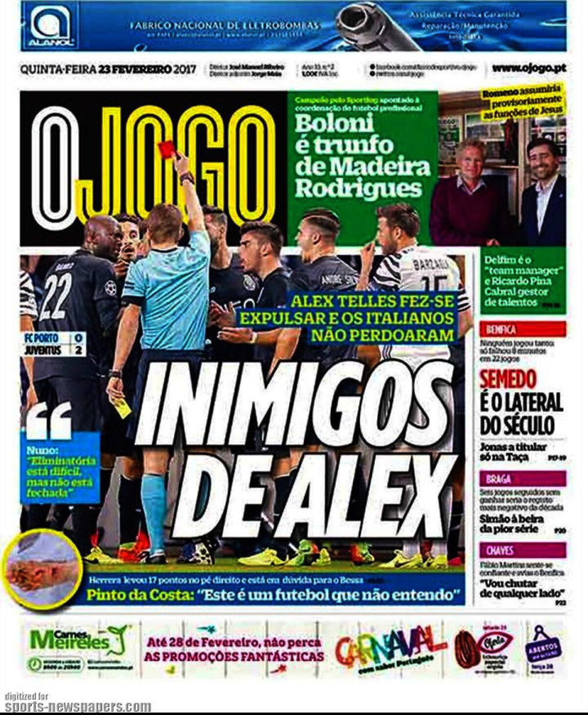 Ce scriu azi ziarele de sport din lume (23 februarie 2017)