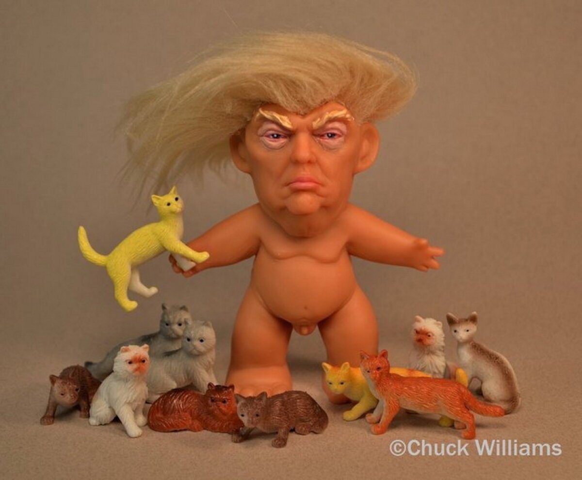 FOTO » Aceasta este cea mai amuzantă păpuşă care îl imită pe Trump. Vei râde cu lacrimi
