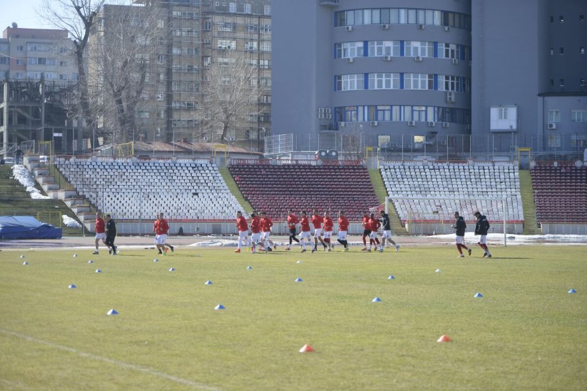 GALERIE FOTO Relaxare și voie bună la antrenamentul de azi al lui Dinamo! Contra s-a întreținut minute bune cu Adi Mutu