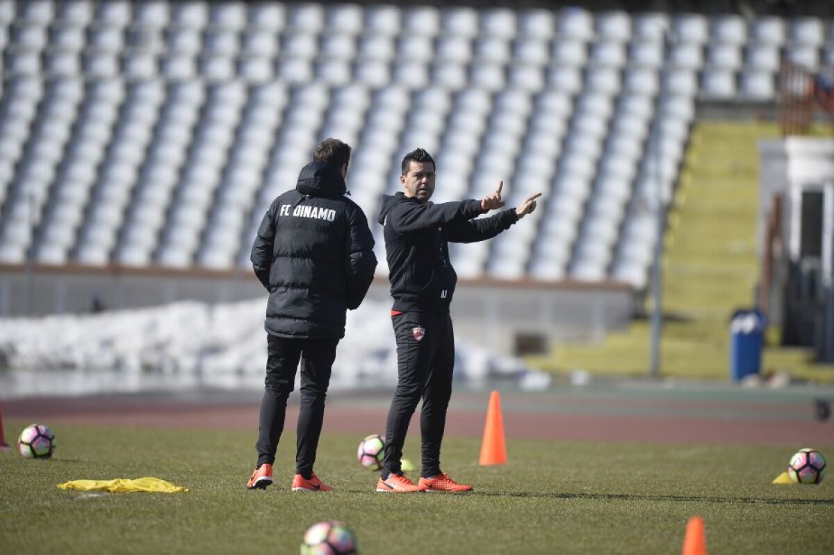 GALERIE FOTO Relaxare și voie bună la antrenamentul de azi al lui Dinamo! Contra s-a întreținut minute bune cu Adi Mutu