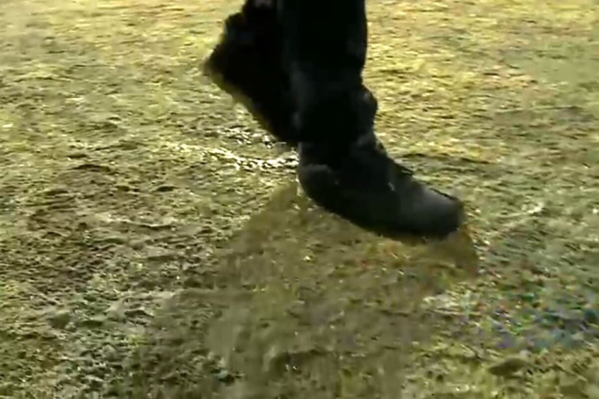 FOTO ASA - FC Voluntari s-a jucat în mocirlă! Terenul a arătat jalnic » Ilfovenii amenință: "Ne vom adresa comisiilor"