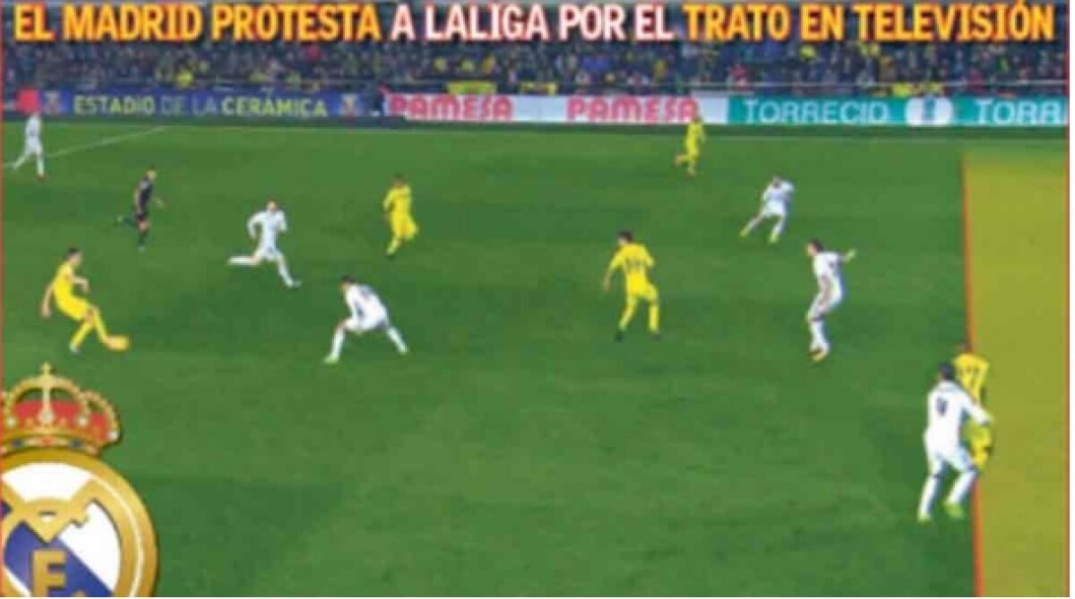 FOTO Scandal în Spania! Blat pe prima pagină pentru Real Madrid?! » Ce imagine au publicat spaniolii