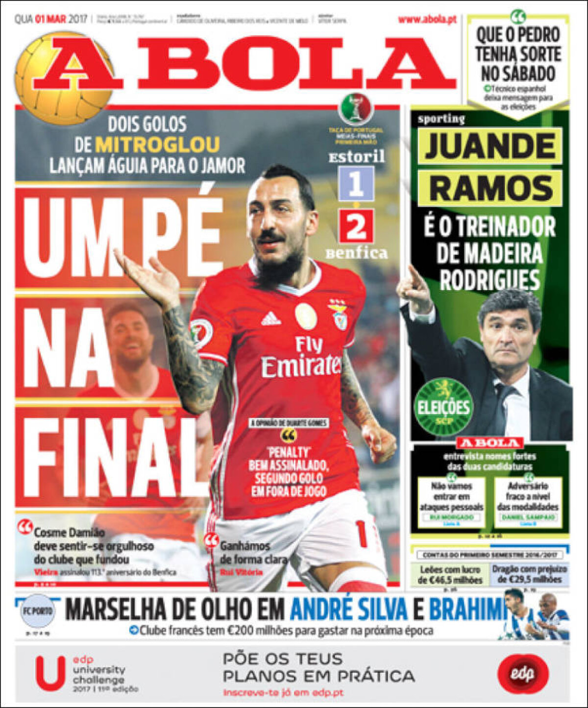 Ce scriu azi ziarele de sport din lume (1 martie 2017)