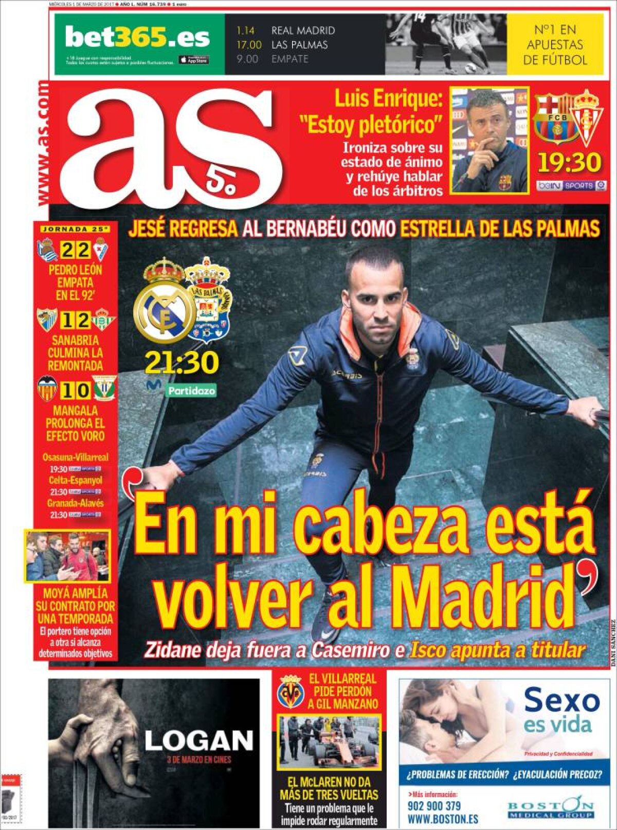 Ce scriu azi ziarele de sport din lume (1 martie 2017)