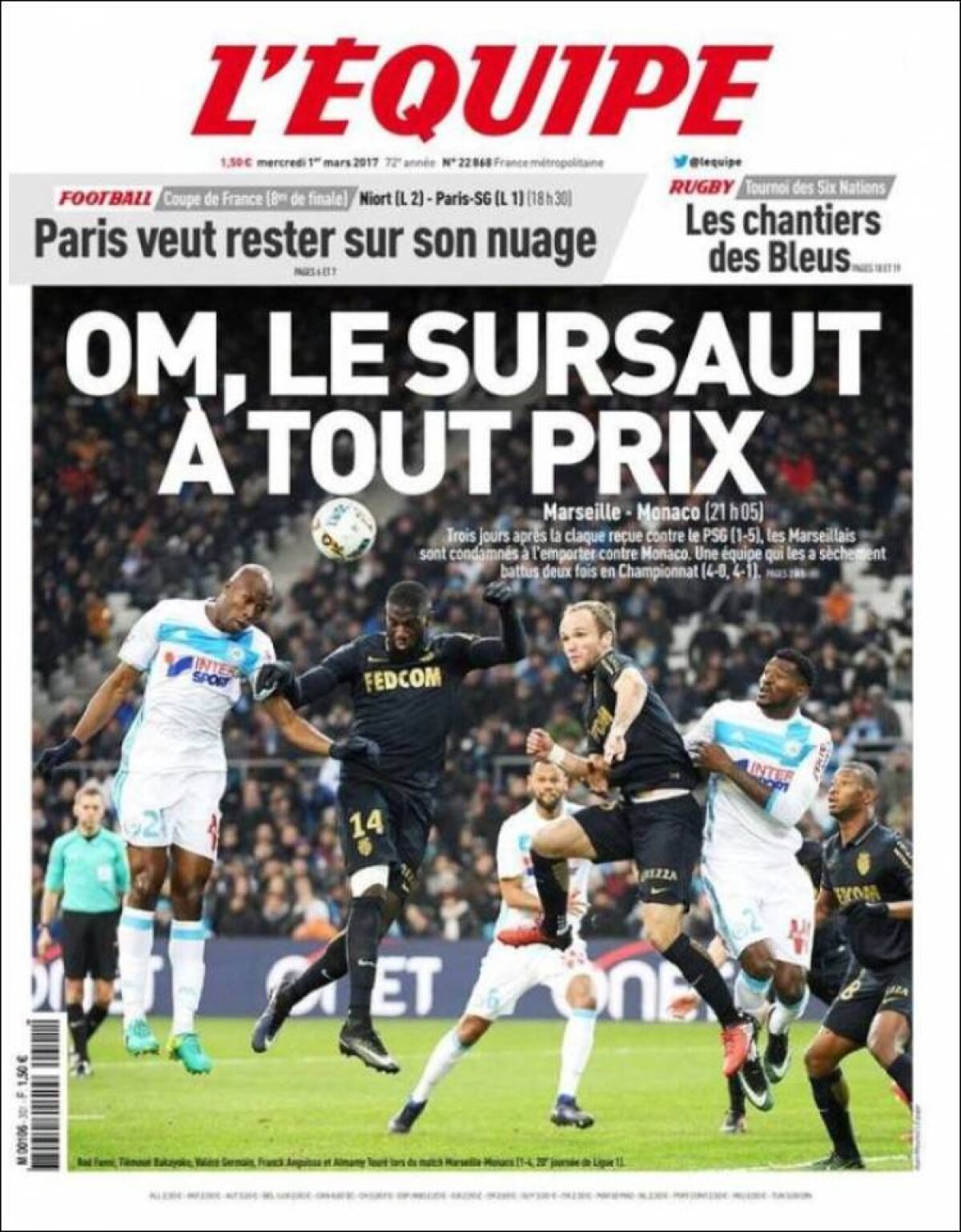 Ce scriu azi ziarele de sport din lume (1 martie 2017)