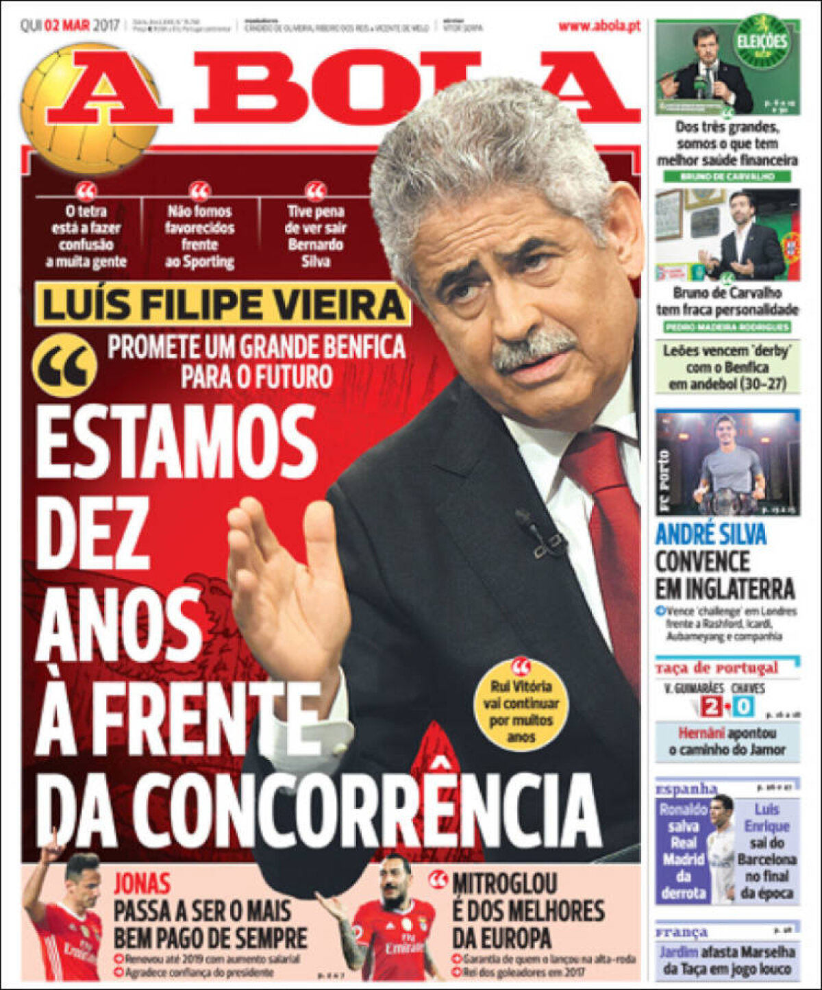 Ce scriu azi ziarele de sport din lume (2 martie 2017)