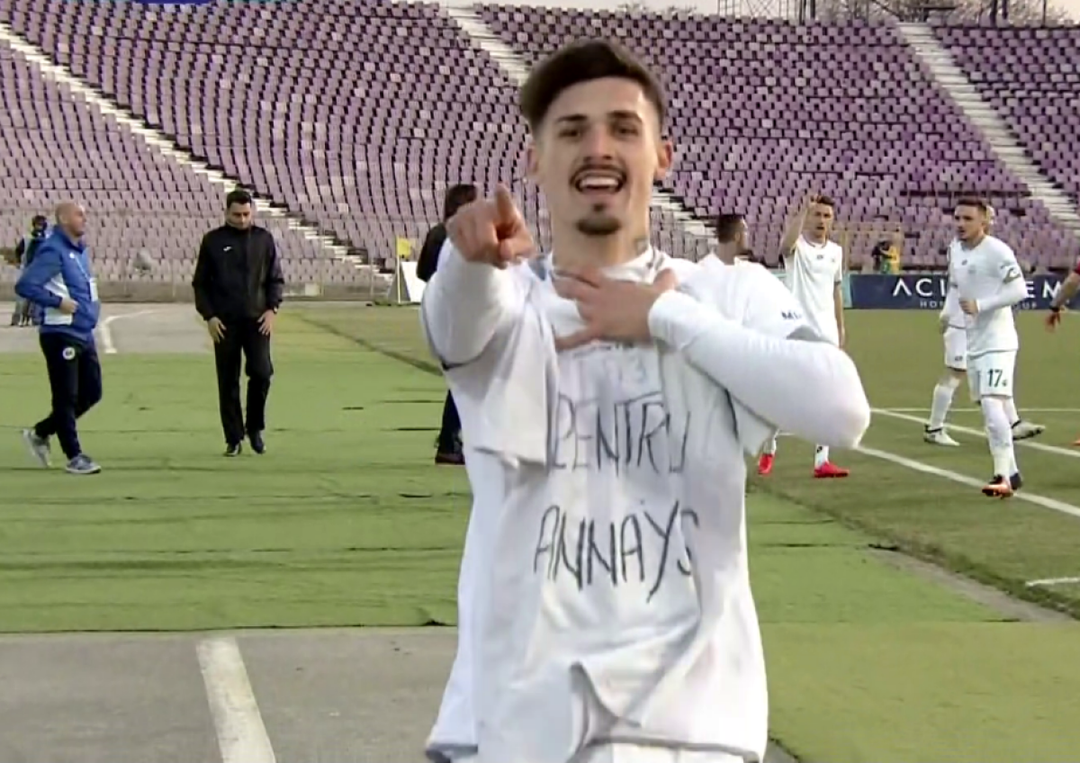 FOTO Gol superb în primul meci al ultimei etape! Reușita a fost cu dedicație