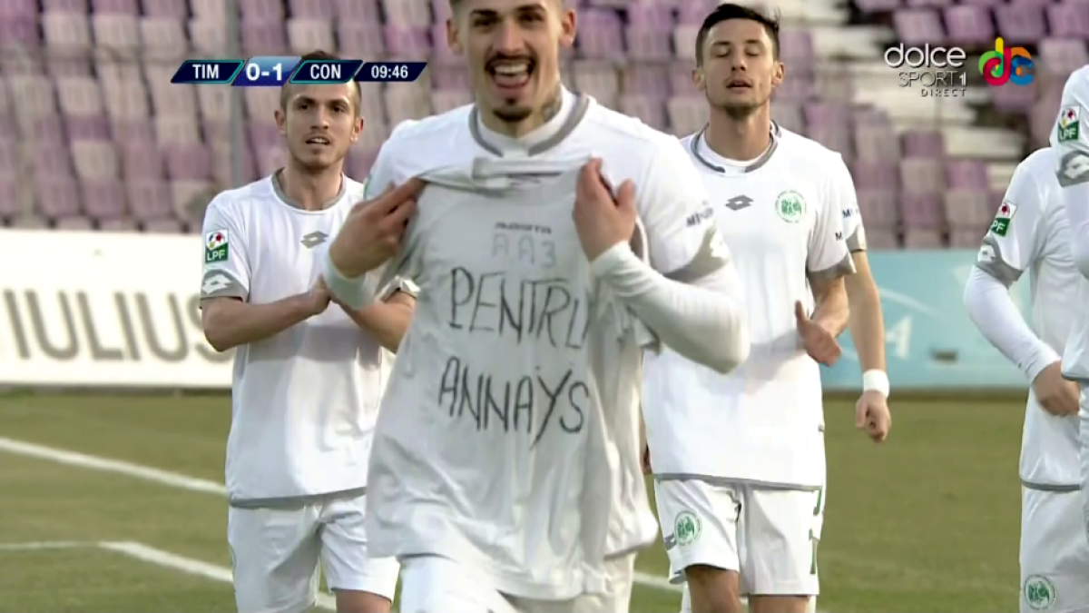 FOTO Gol superb în primul meci al ultimei etape! Reușita a fost cu dedicație