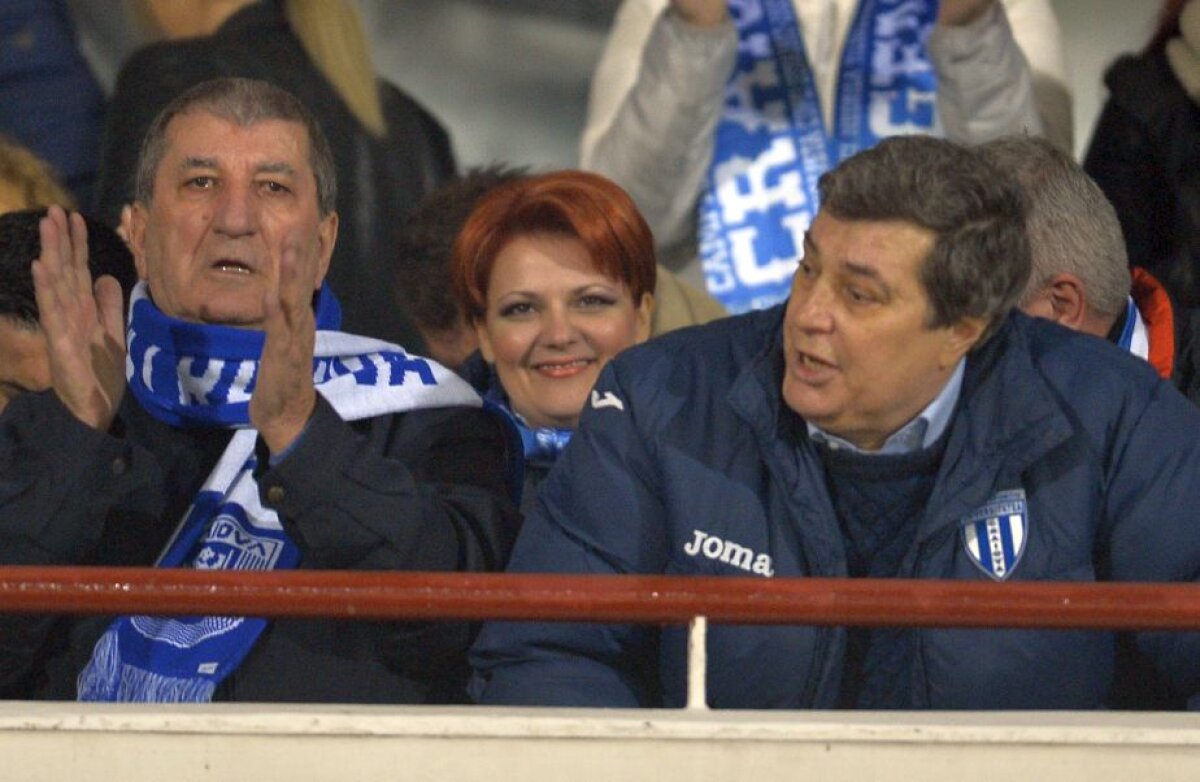 FOTO Olguța, alături de CSU Craiova la Pitești! » Mii de oamenii au luat cu asalt arena. Nu lipsește nici fostul dinamovist care ar putea veni din vară în Bănie