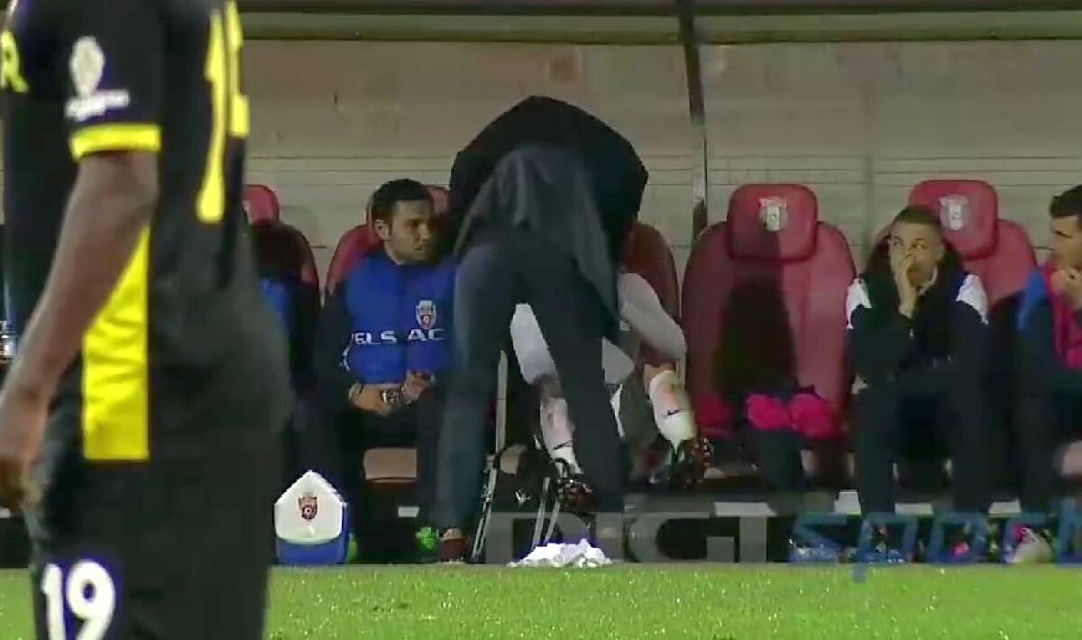 FOTO Scene ireale în Liga 1: Leo Grozavu a luat la bătaie un jucător!