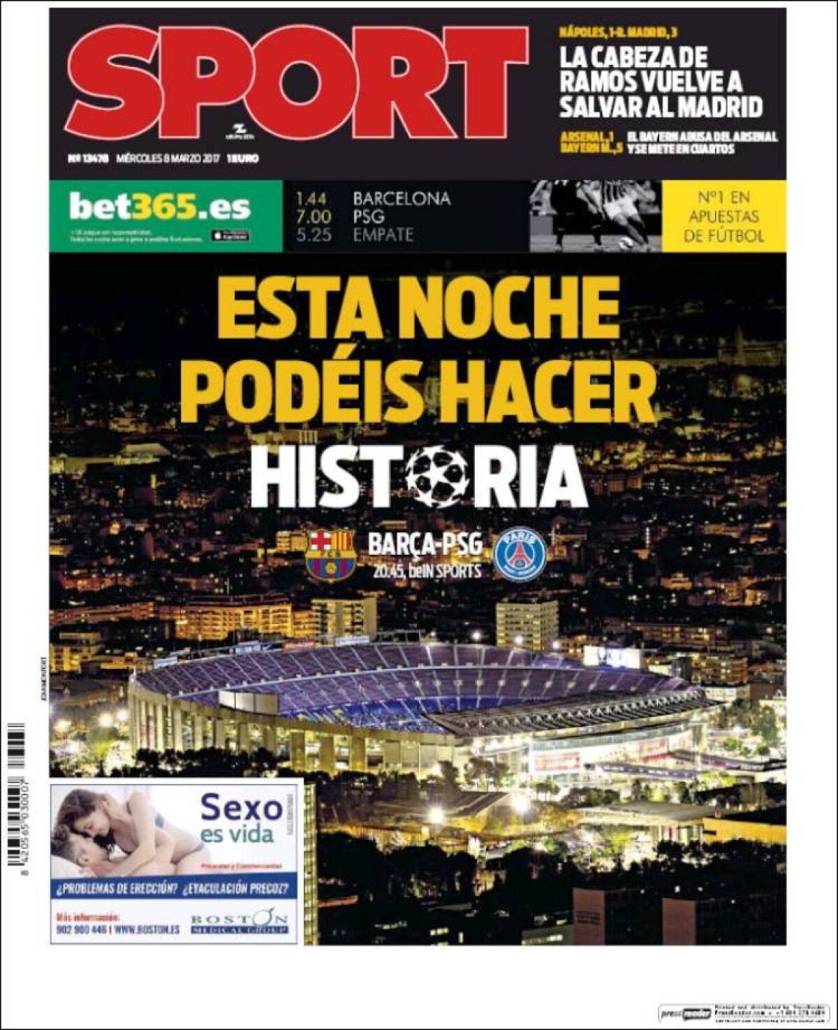 Ce scriu azi ziarele de sport din lume (8 martie 2017)