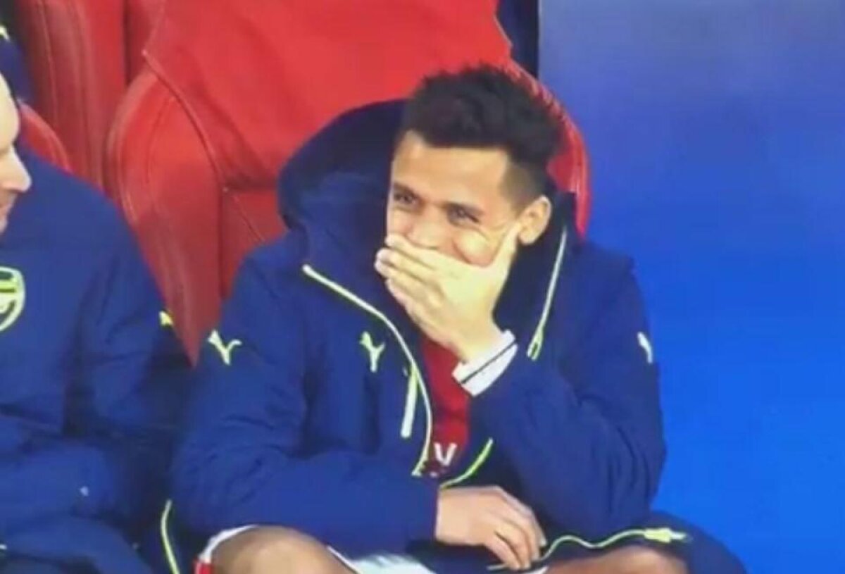 VIDEO + FOTO Cum l-au surprins camerele pe Alexis Sanchez în meciul cu Bayern » Dovadă clară că va pleca de la Arsenal