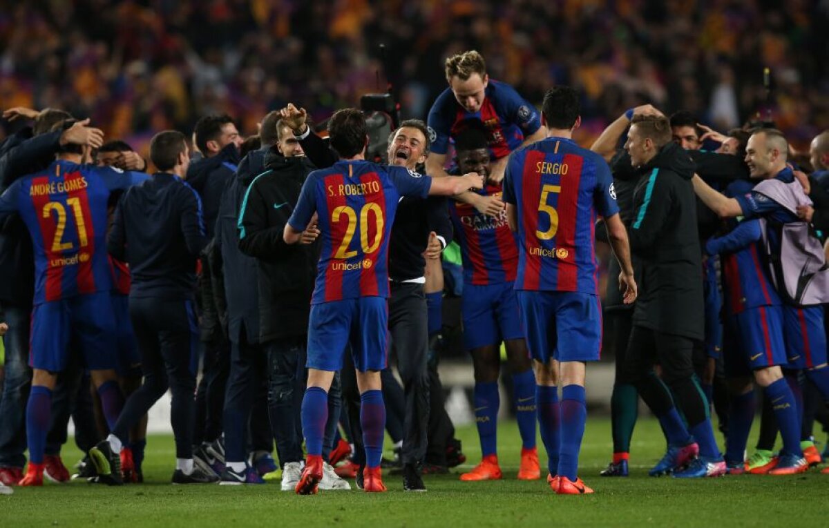 SUPERGALERIE FOTO Așa ceva vezi doar o dată în viață! 7 minute de aur pentru istoria fotbalului: ultimele 3 goluri ale Barcelonei, în imagini de colecție 