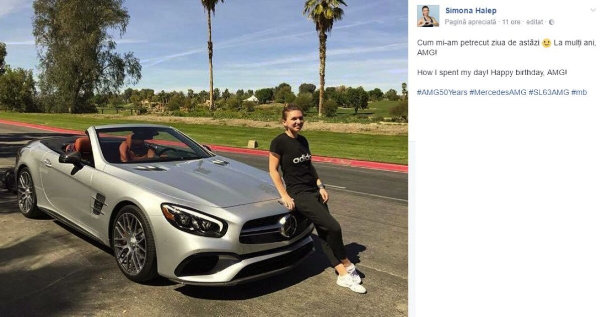 FOTO + VIDEO Cadou de 150.000 de euro! Ce a primit Halep de 8 martie