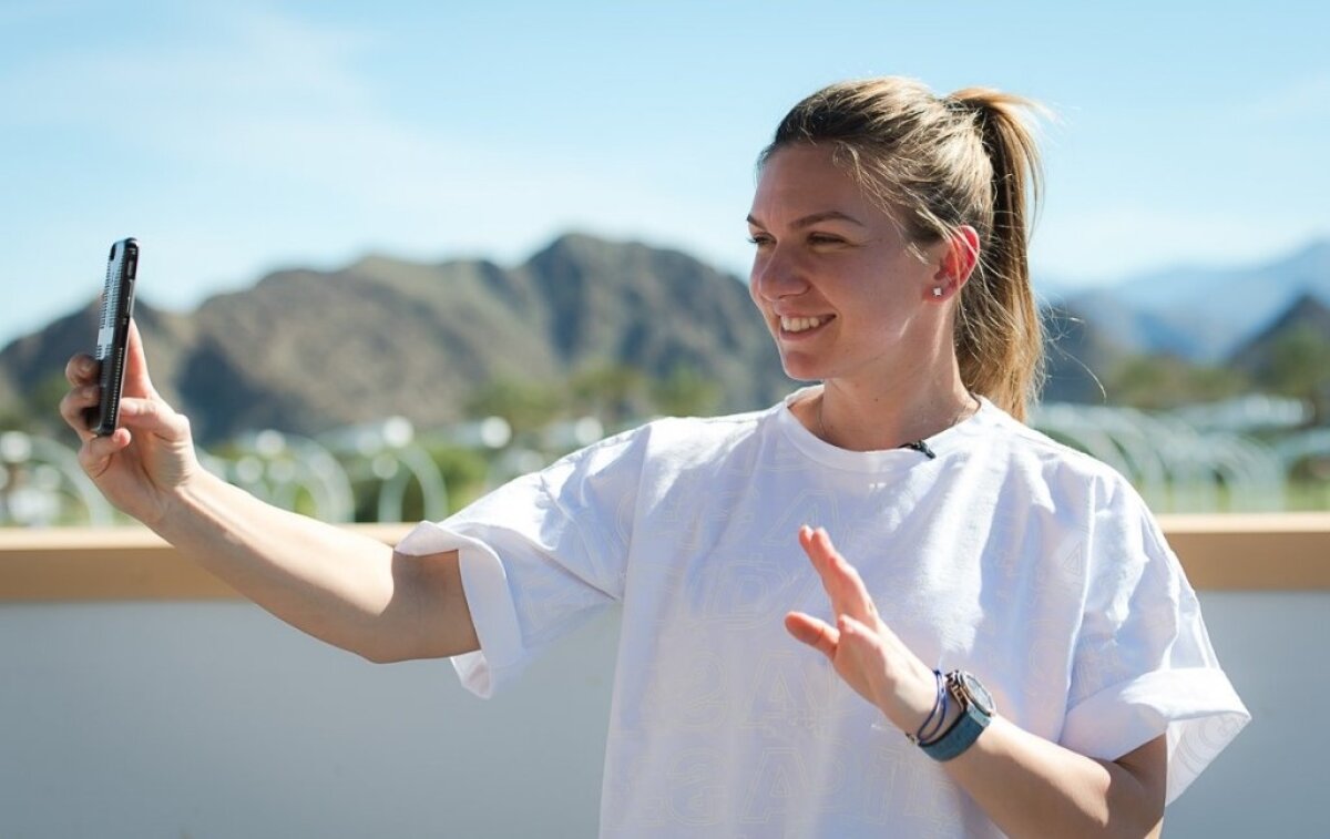 FOTO Zâmbet în deșert » Simona Halep e gata să revină oficial: "Sunt fericită că durerea nu mai este”