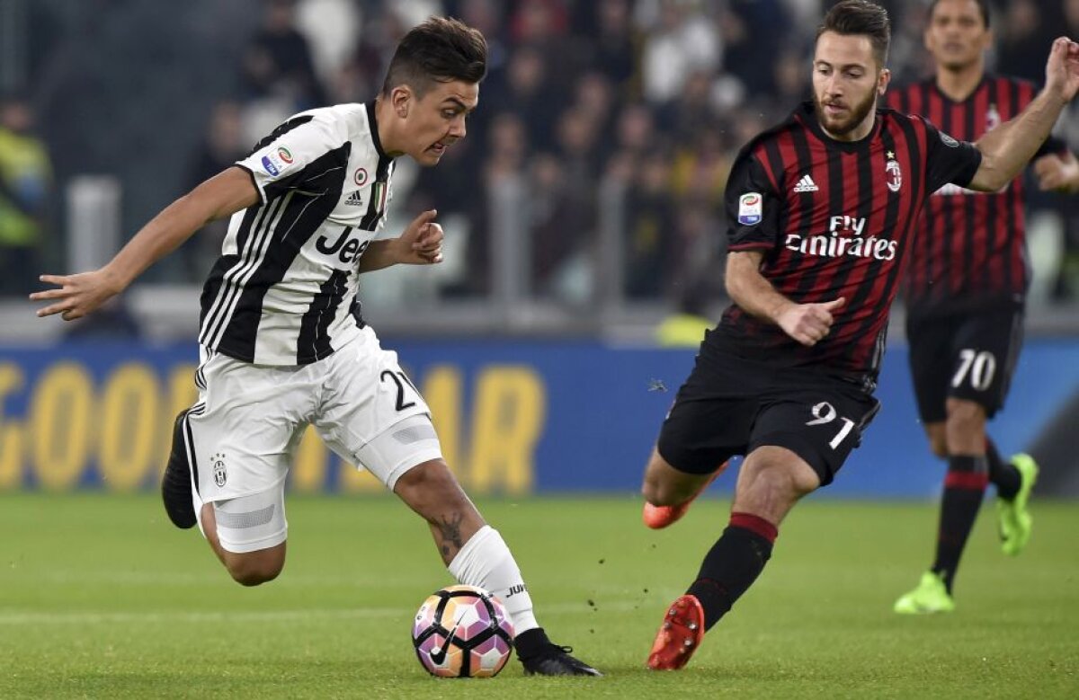 VIDEO și FOTO Victorie la ultima fază pentru Juventus, în derby-ul cu Milan » Dybala a marcat golul victoriei din penalty, din minutul 90+7