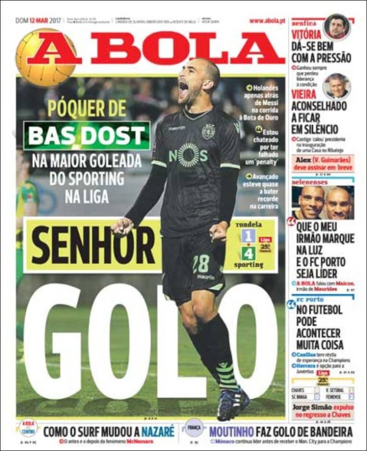 Ce scriu azi ziarele de sport din lume (12 martie 2017)