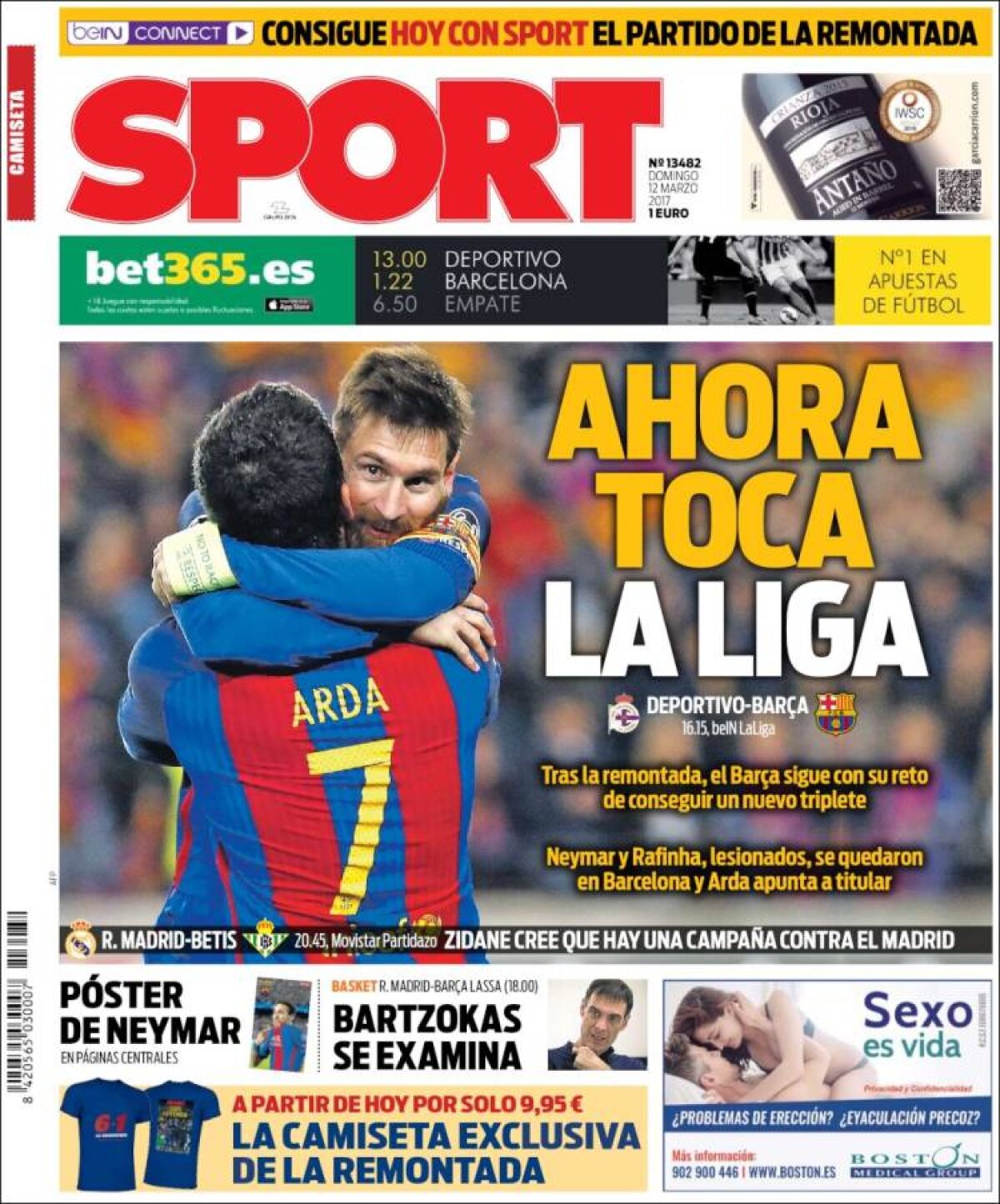 Ce scriu azi ziarele de sport din lume (12 martie 2017)