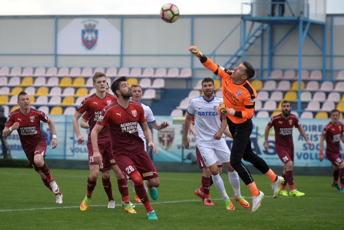 FOTO + VIDEO » S-a terminat primul meci al zilei, FC Voluntari - Pandurii » Două goluri marcate în 9 minute