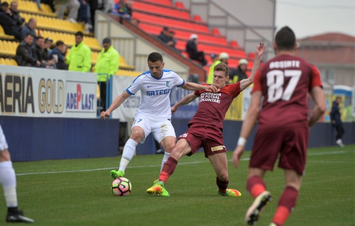 FOTO + VIDEO » S-a terminat primul meci al zilei, FC Voluntari - Pandurii » Două goluri marcate în 9 minute