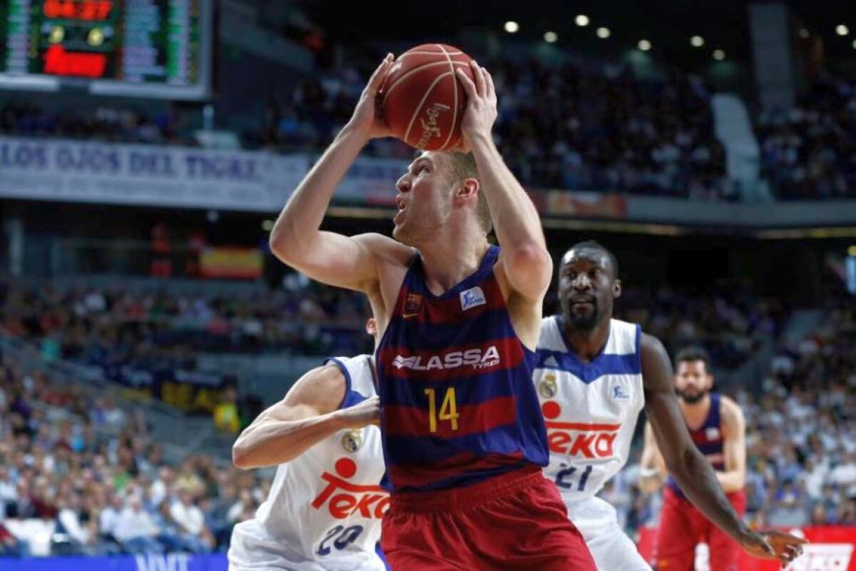 GALERIE FOTO Real Madrid se impune dramatic în El Clasico-ul de pe parchet » Felipe Reyes, record absolut în baschetul spaniol