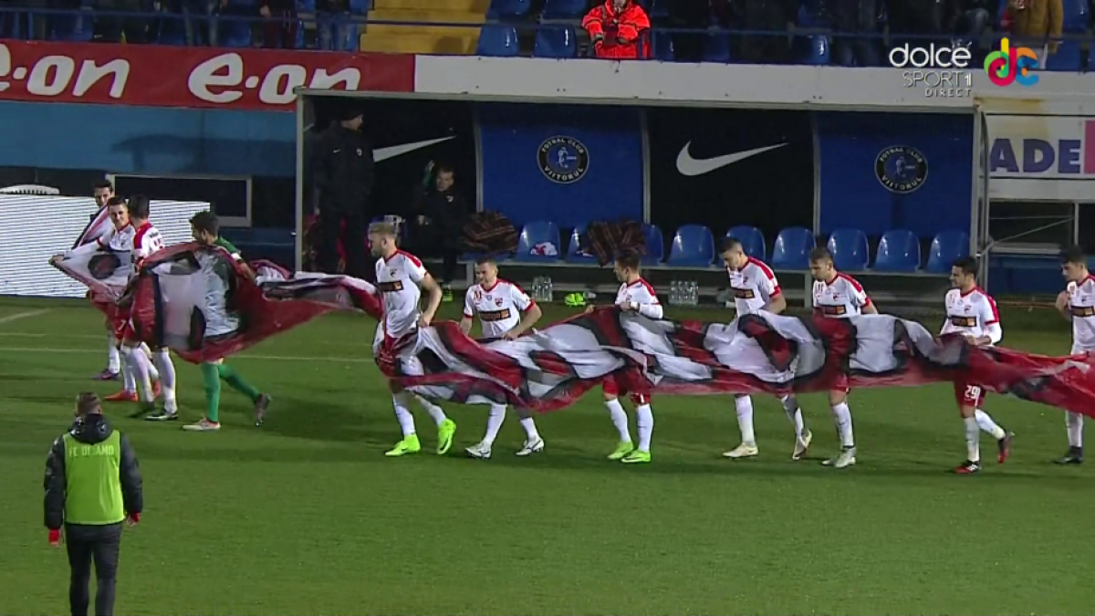 GALERIE FOTO Moment neașteptat la Viitorul - Dinamo! Jucătorii lui Contra au surprins când au ieșit de la cabine, după pauză