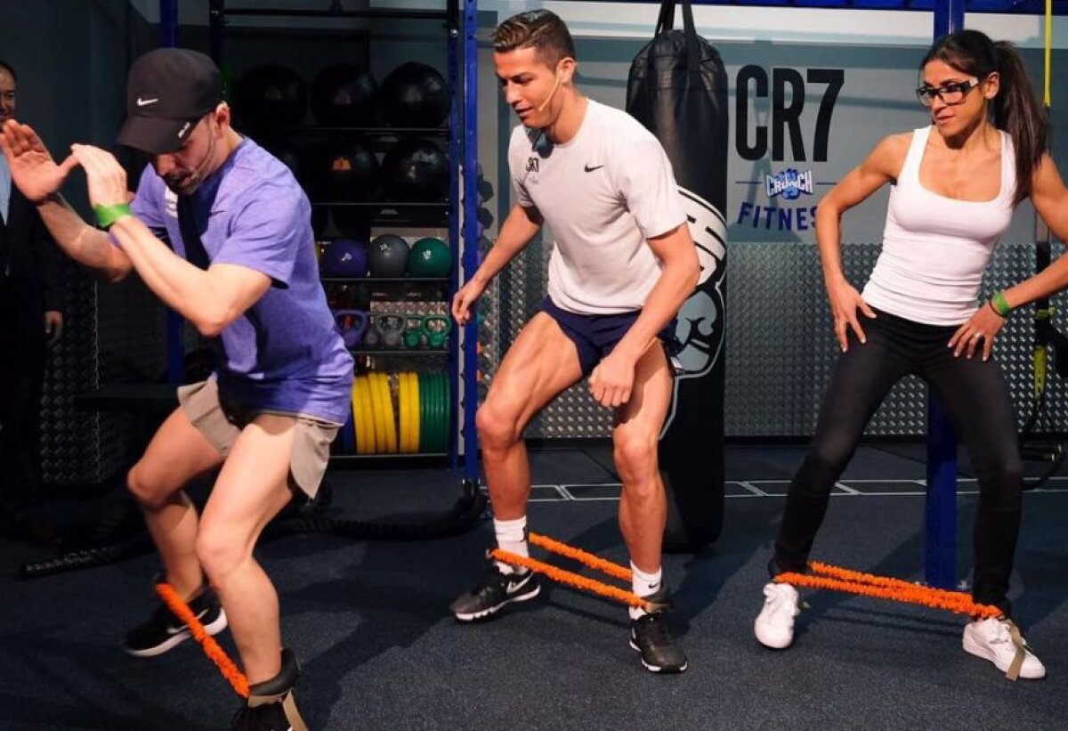 Ronaldo și-a inaugurat o sală de sport: "CR7 Crunch Fitness"