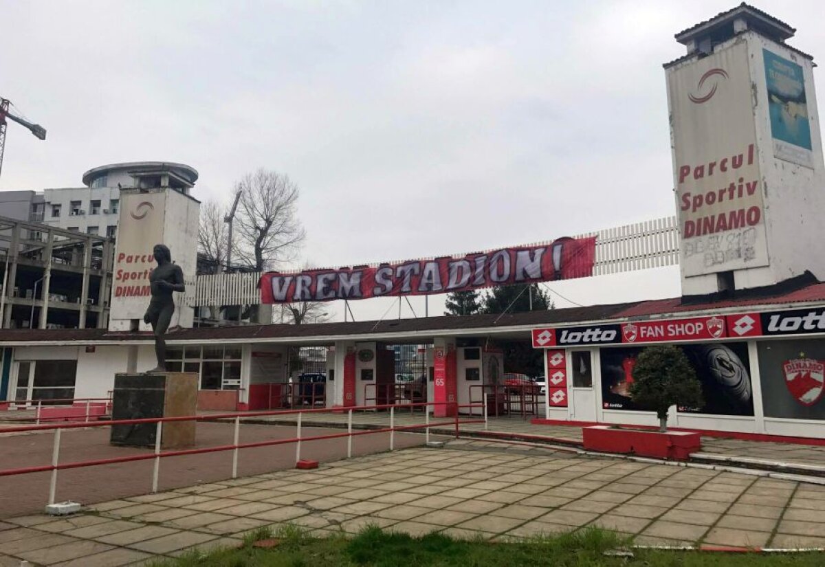 FOTO Dinamoviștii continuă protestul! Gestul făcut azi pentru a obține un nou stadion