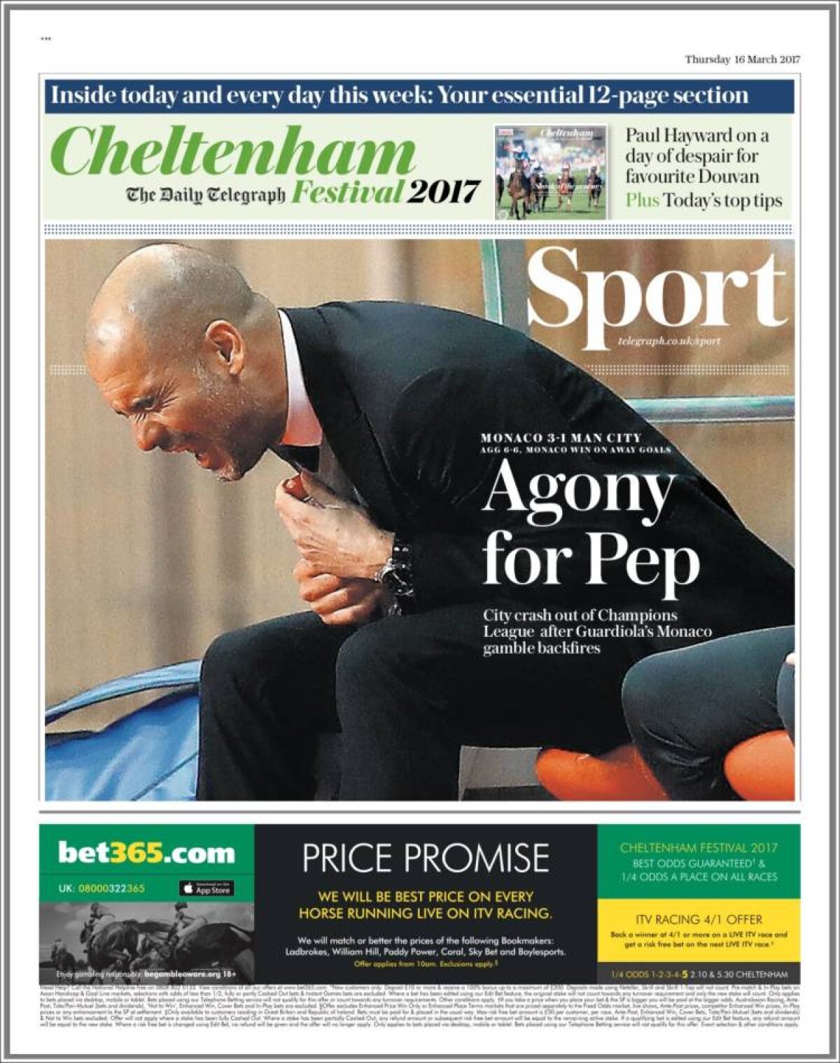 Ce scriu azi ziarele de sport din lume (16 martie 2017)