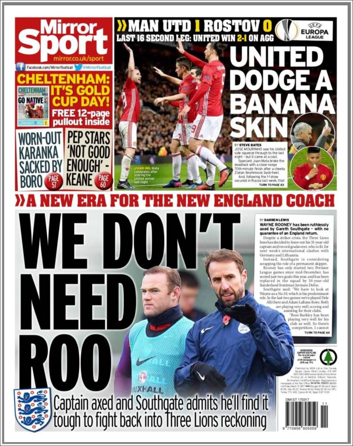 Ce scriu azi ziarele de sport din lume (17 martie 2017)