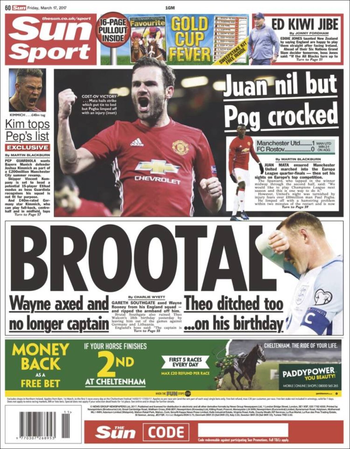 Ce scriu azi ziarele de sport din lume (17 martie 2017)