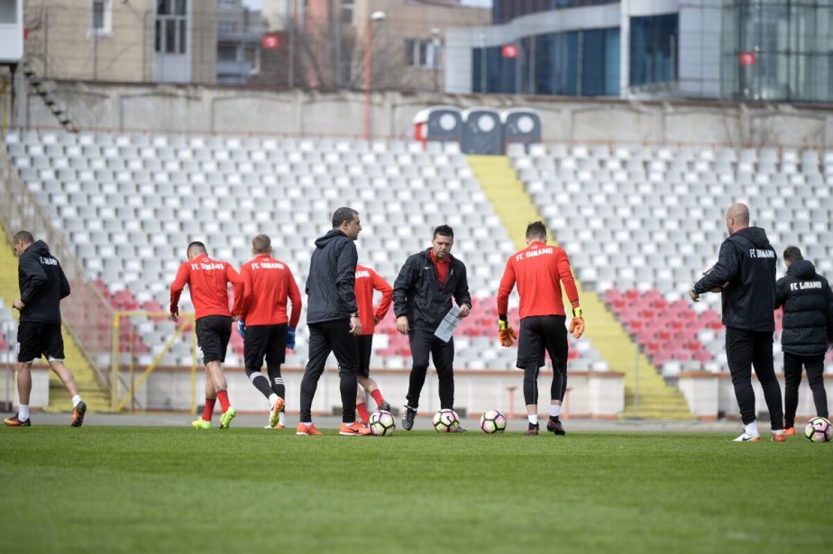 FOTO + VIDEO Distracție și voie bună la antrenamentele lui Dinamo » Imagini de la ședința de pregătire a "câinilor"
