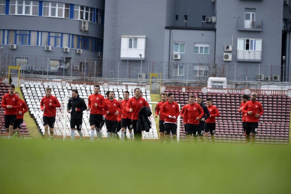 FOTO + VIDEO Distracție și voie bună la antrenamentele lui Dinamo » Imagini de la ședința de pregătire a "câinilor"