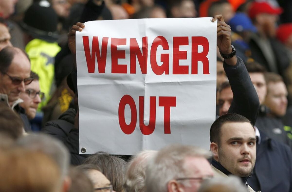 VIDEO + FOTO Arsenal, umilită de West Bromwich! Fanii i-au cerut demisia lui Wenger într-un mod inedit