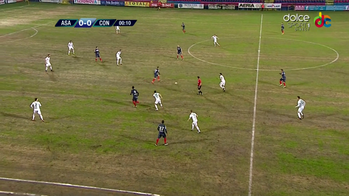 FOTO Încă se joacă meciuri de Liga 1 aici?! Terenul lui ASA Târgu Mureș arată ca după bombardament!