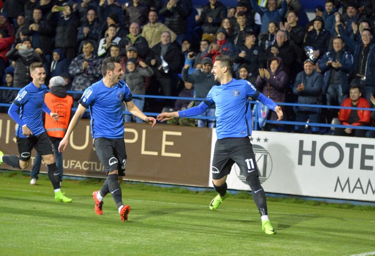 FOTO Jos textila! Vlad Morar a sărbătorit golul marcat Stelei într-un mod... original pentru Liga 1 :)