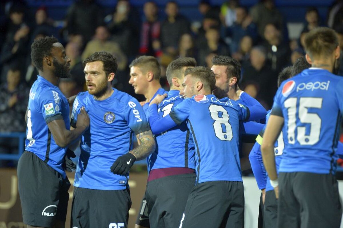 FOTO Jos textila! Vlad Morar a sărbătorit golul marcat Stelei într-un mod... original pentru Liga 1 :)