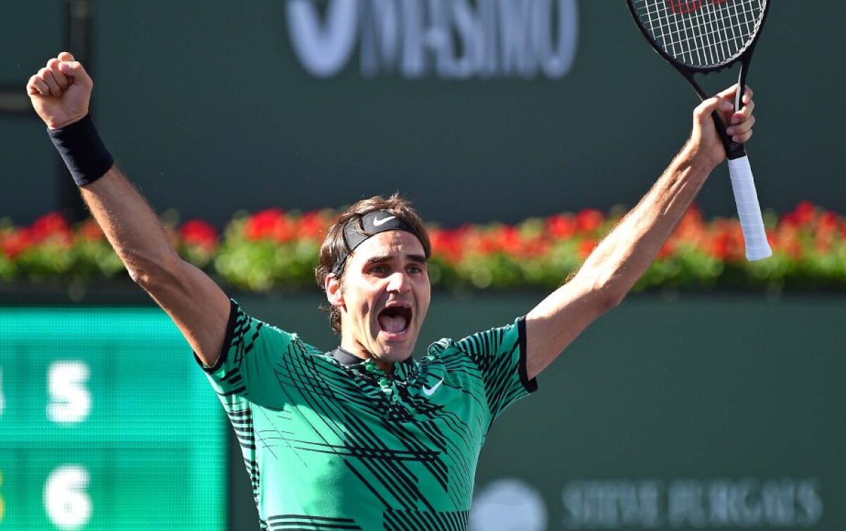 Regele Federer! Elvețianul a triumfat la Indian Wells după o partidă electrizantă cu Stan Wawrinka