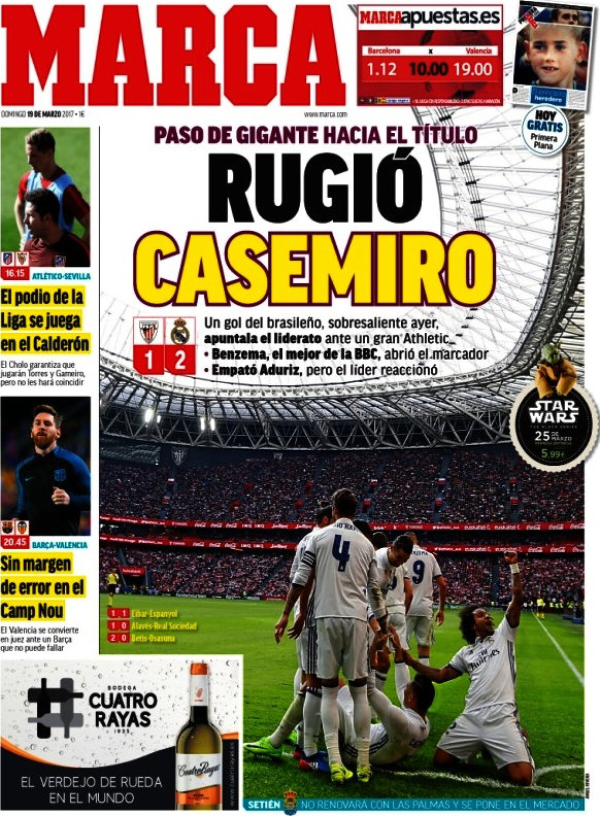 Ce scriu azi ziarele de sport din lume (20 martie 2017)