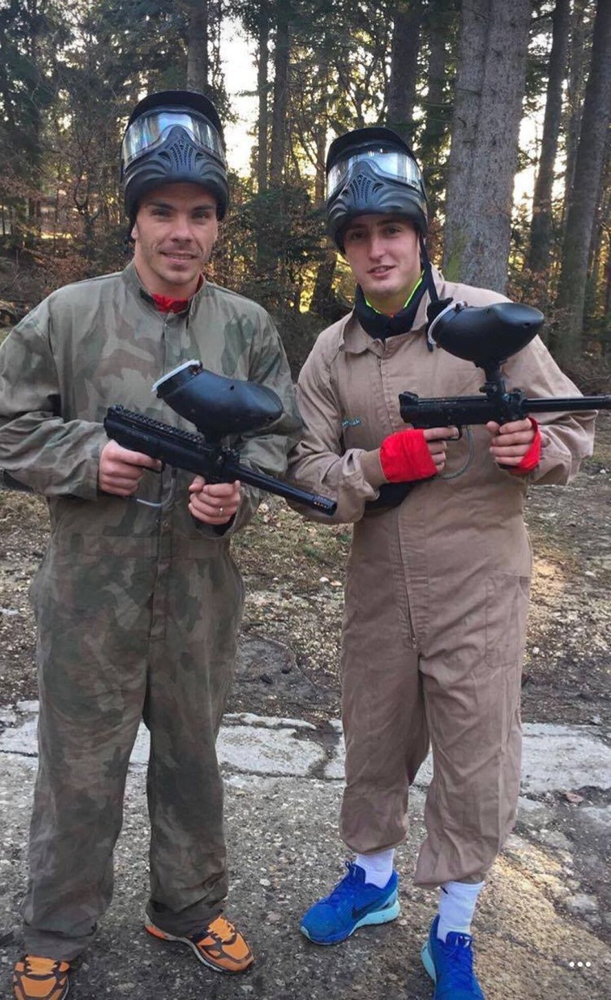 FOTO Unii la echipa națională, alții la paintball » Cum s-au distrat dinamoviștii la Brașov 