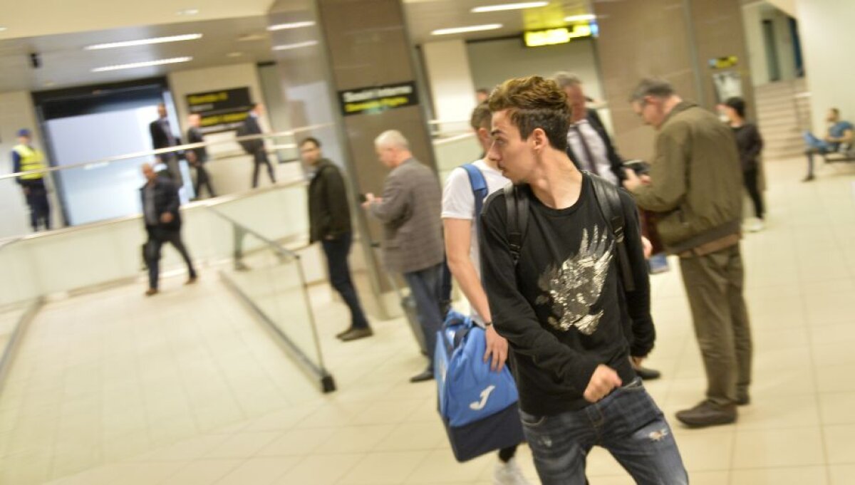 GALERIE FOTO Cei 4 "buni consumatori" de la Dinamo, surprinși de presă pe aeroport: "Haide, bă, să fugim!" 