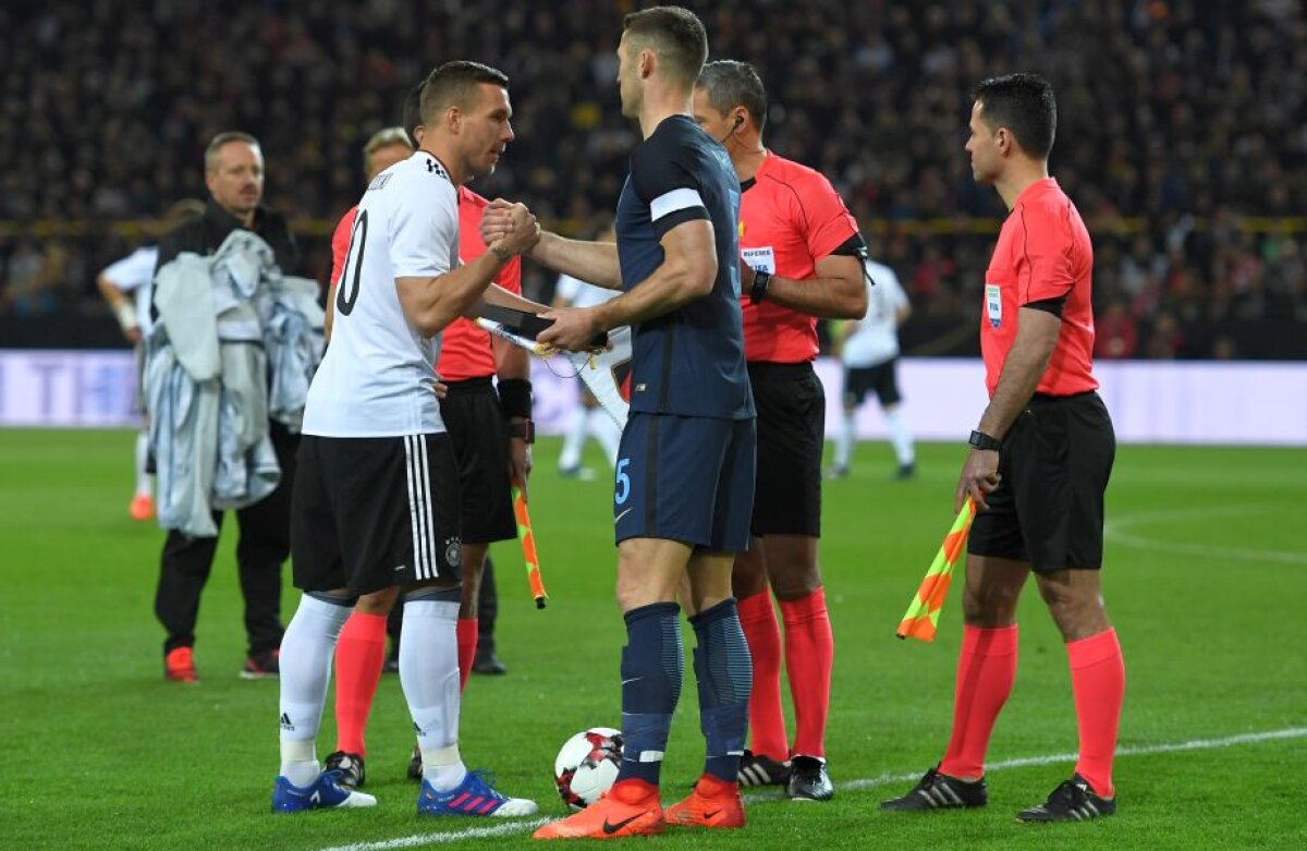 VIDEO+FOTO Podolski, gol senzațional în meciul de retragere! Germania se impune la limită în amicalul de lux contra Angliei