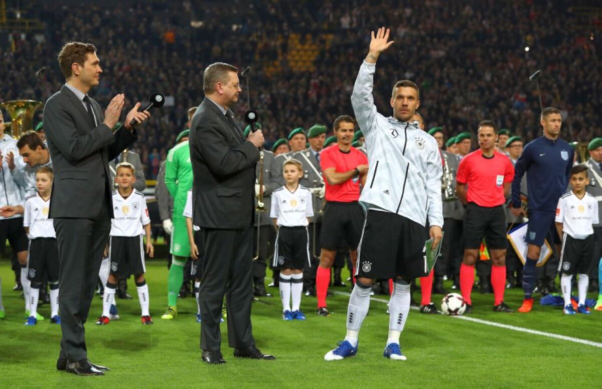 VIDEO+FOTO Podolski, gol senzațional în meciul de retragere! Germania se impune la limită în amicalul de lux contra Angliei