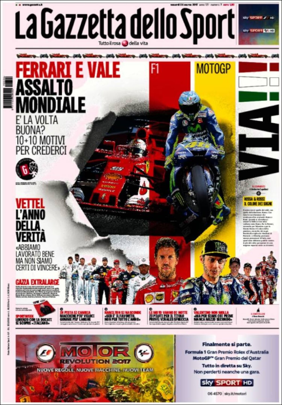 Ce scriu azi ziarele de sport din lume (24 martie 2017)