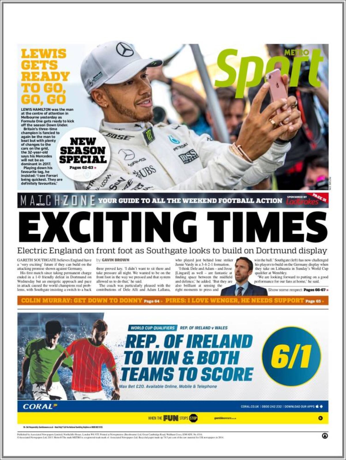 Ce scriu azi ziarele de sport din lume (24 martie 2017)