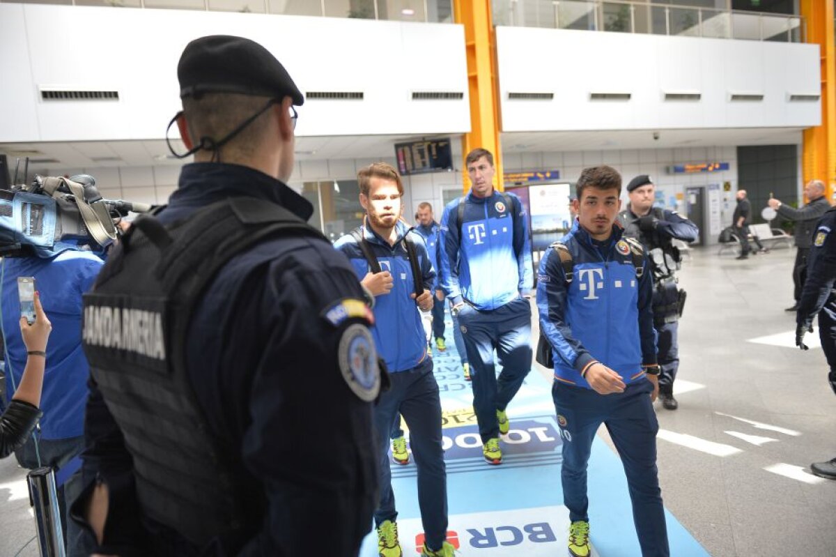 VIDEO + FOTO UPDATE "Tricolorii" au ajuns la Cluj pentru meciul cu Danemarca! Primele imagini + programul de azi